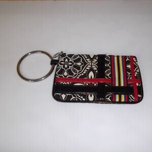 Vera Bradley Flower Striped Quilted Wallet Wristlet
